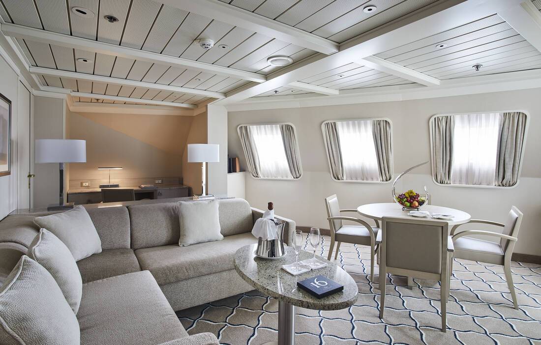 Inside cabin on board