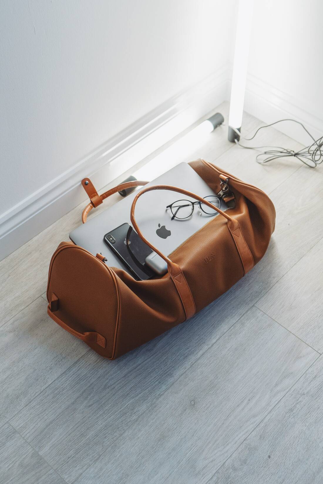 Someone packing their suitcase