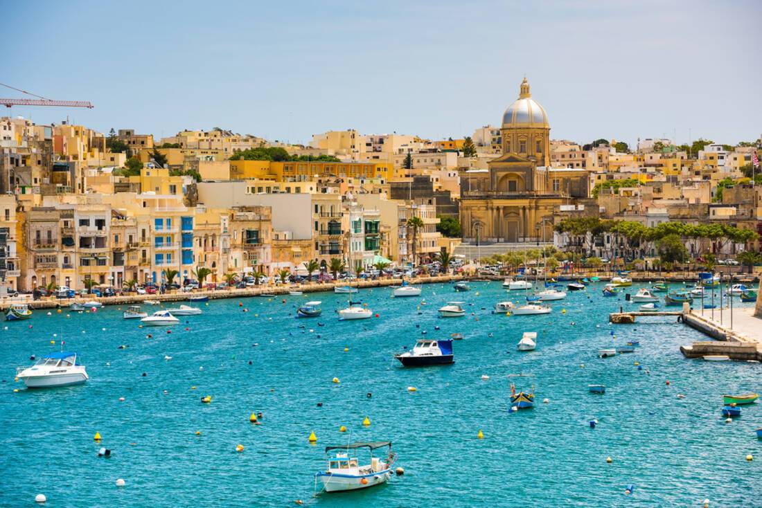 Harbour of Valletta Malta