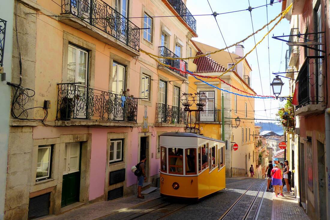 Tram in Lisbon