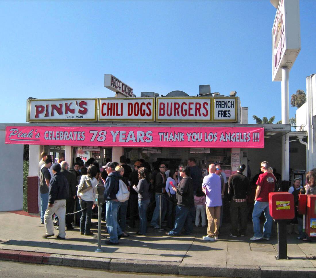 Pink's Hot Dogs LA