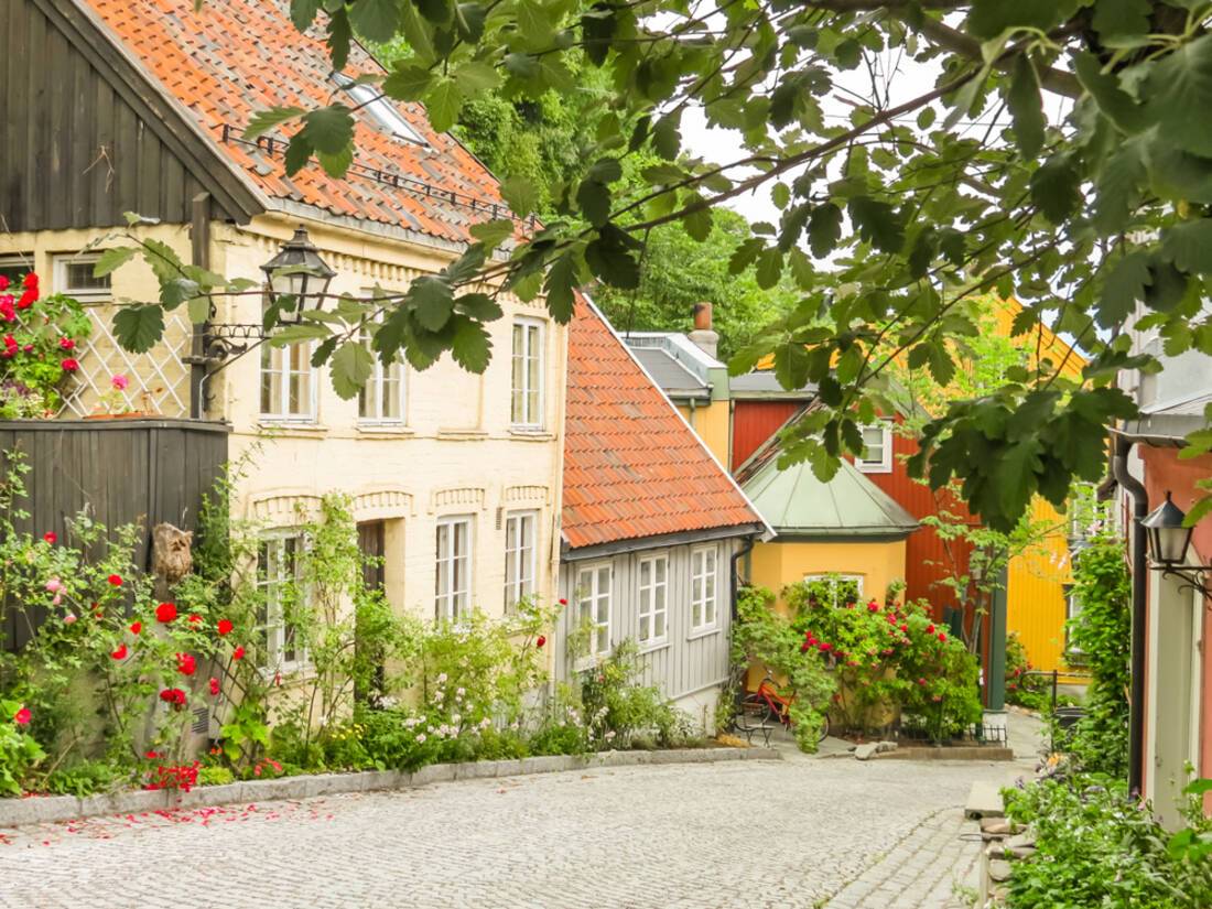 Wooden houses in Oslo