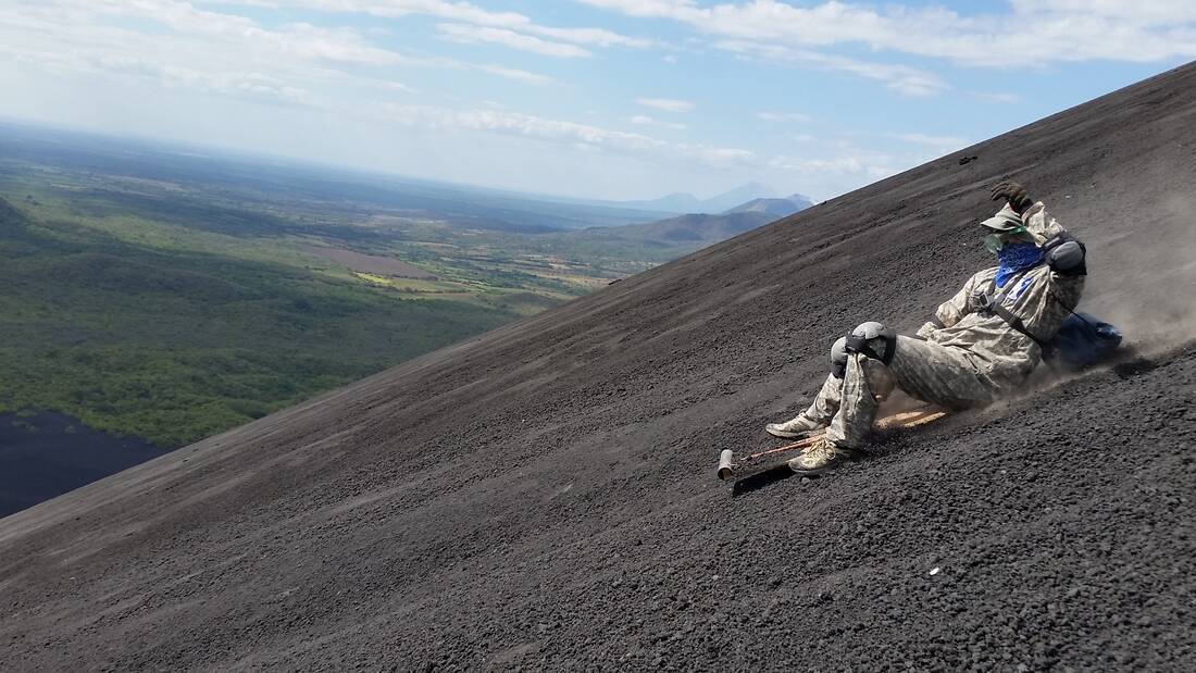 Julio Tours Nicaragua volcano surfing
