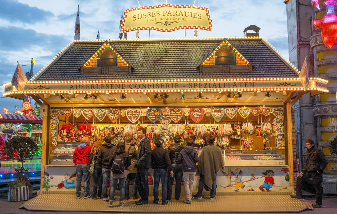 Food at Oktoberfest