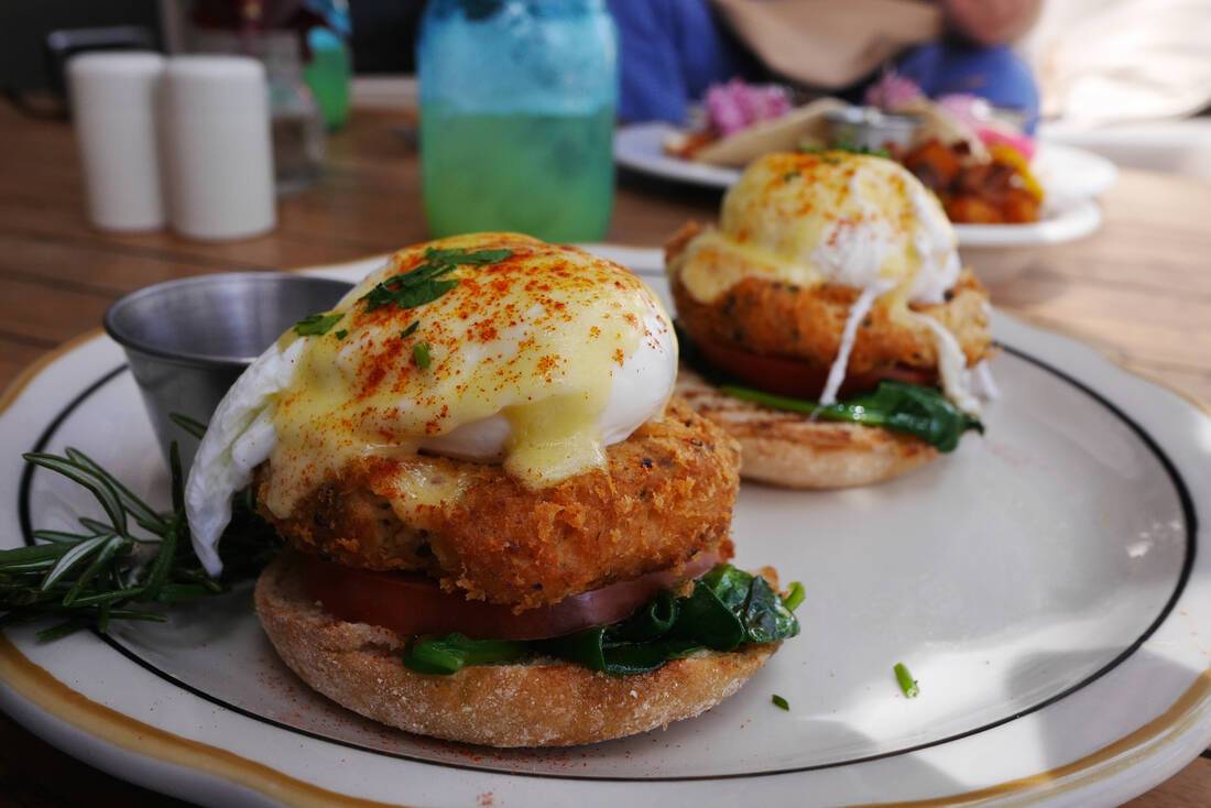 Eggs Benedict in Miami
