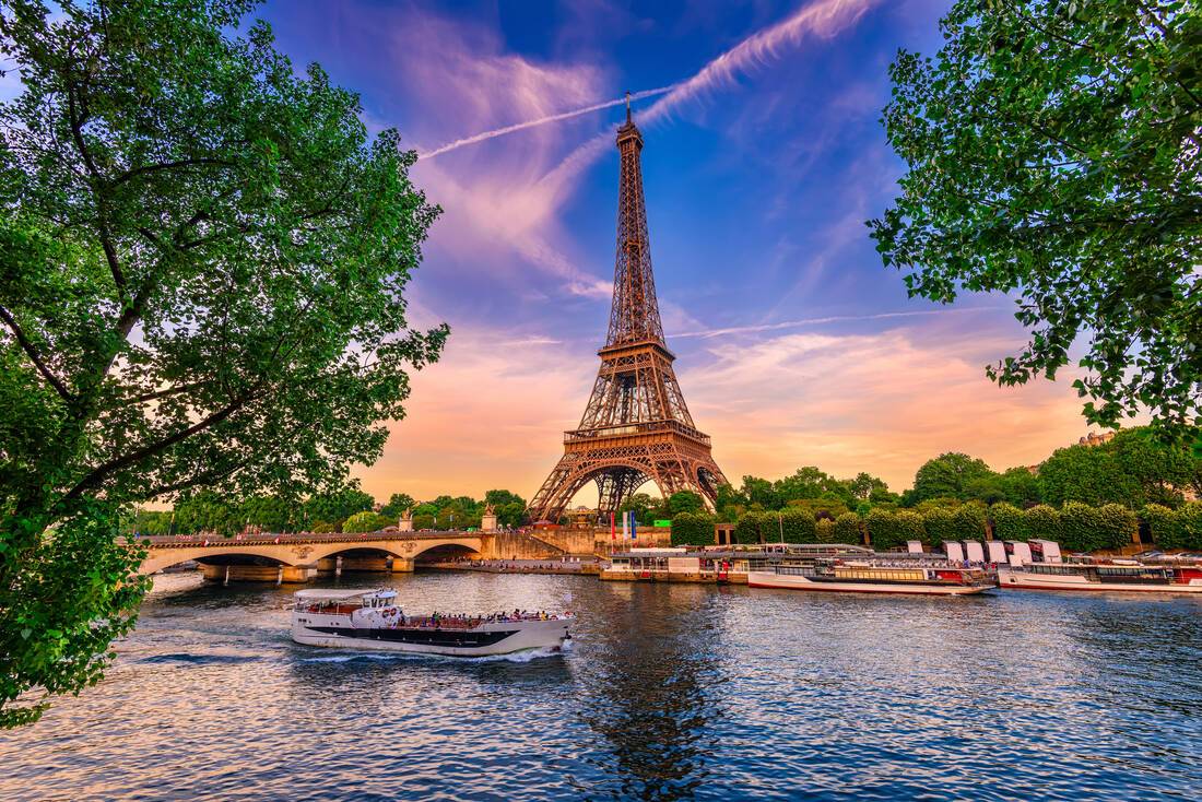 The Eiffel Tower in Paris