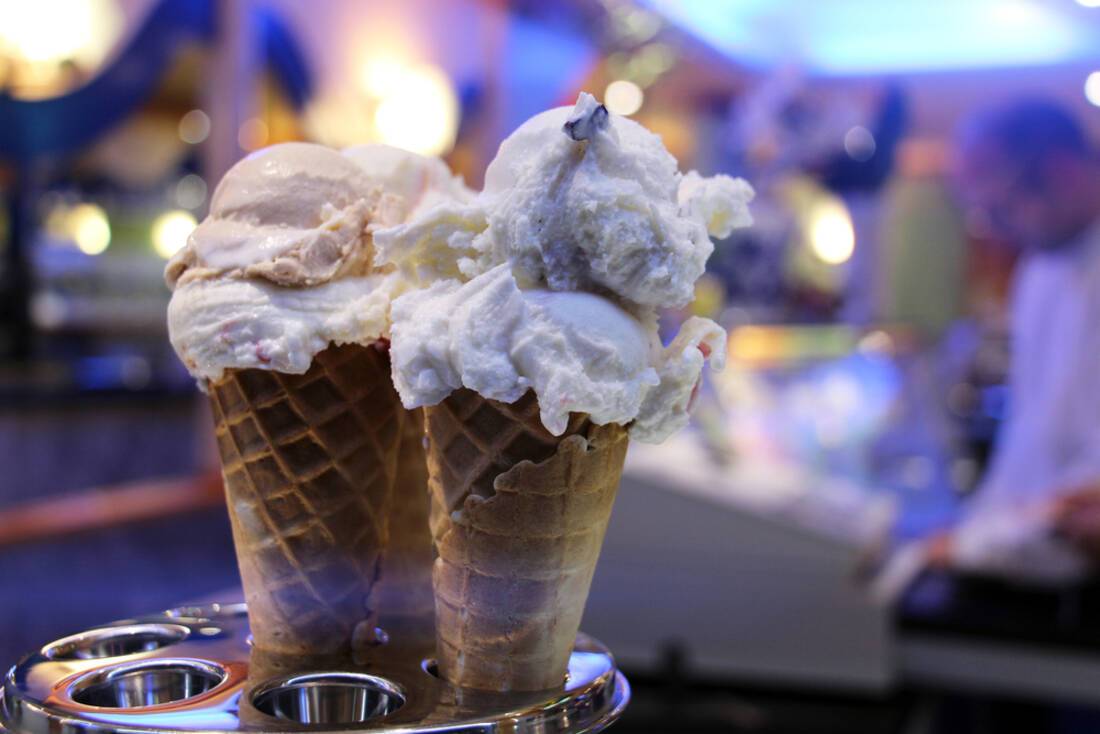 Gelato cones