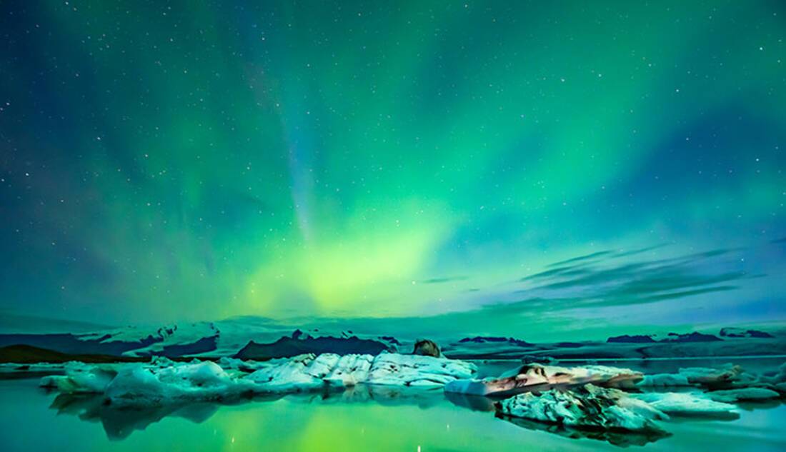 Northern lights in Iceland
