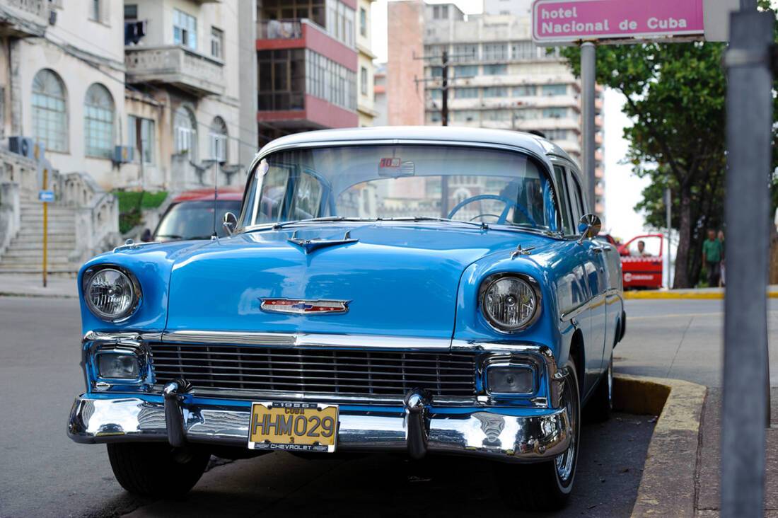 Ride in a classic car in Cuba