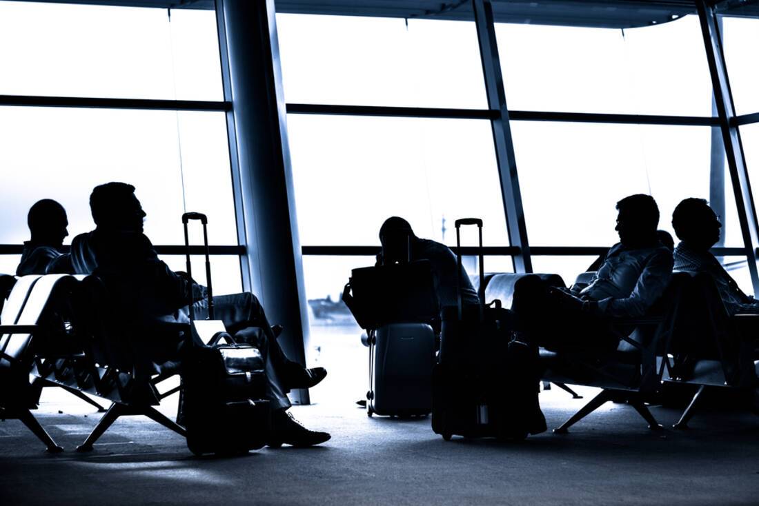 Waiting in the airport
