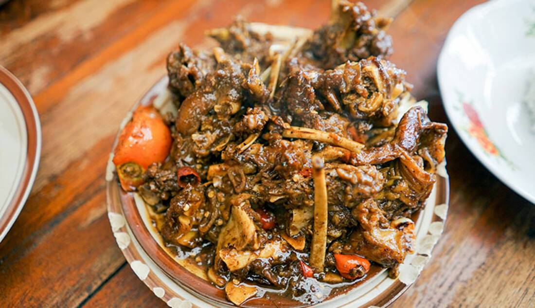 Caribbean curry goat