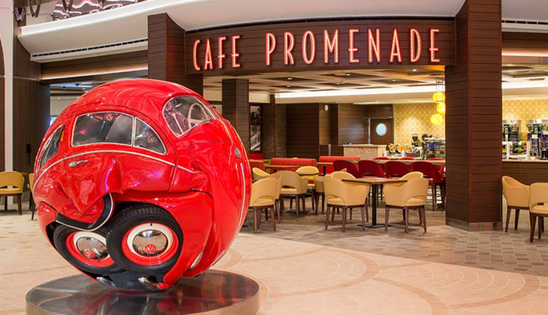 Cafe Promenade, Wonder of the Seas