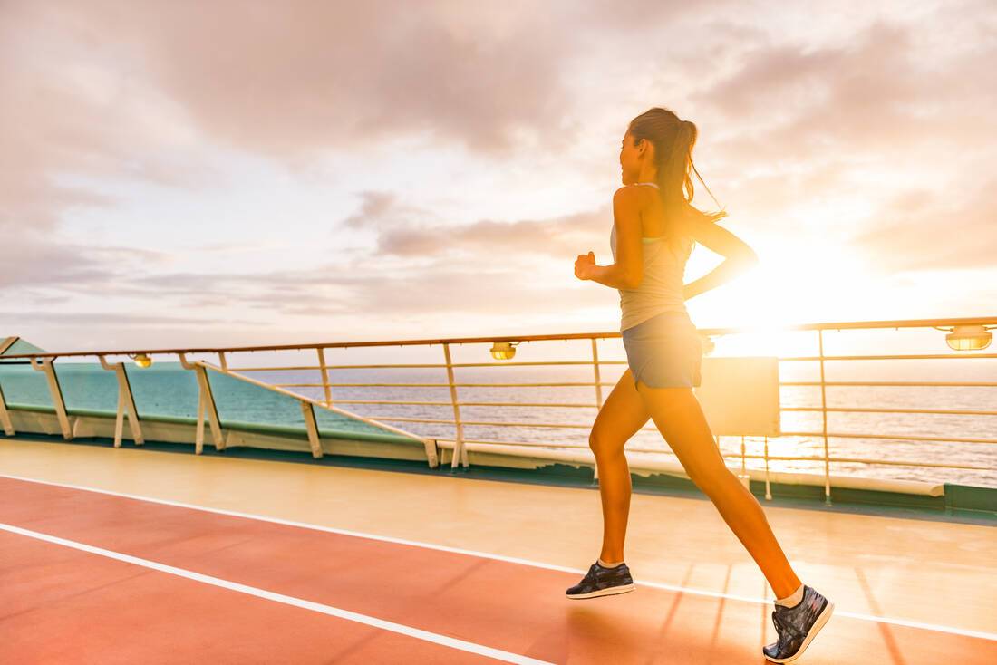 Running on a cruise ship