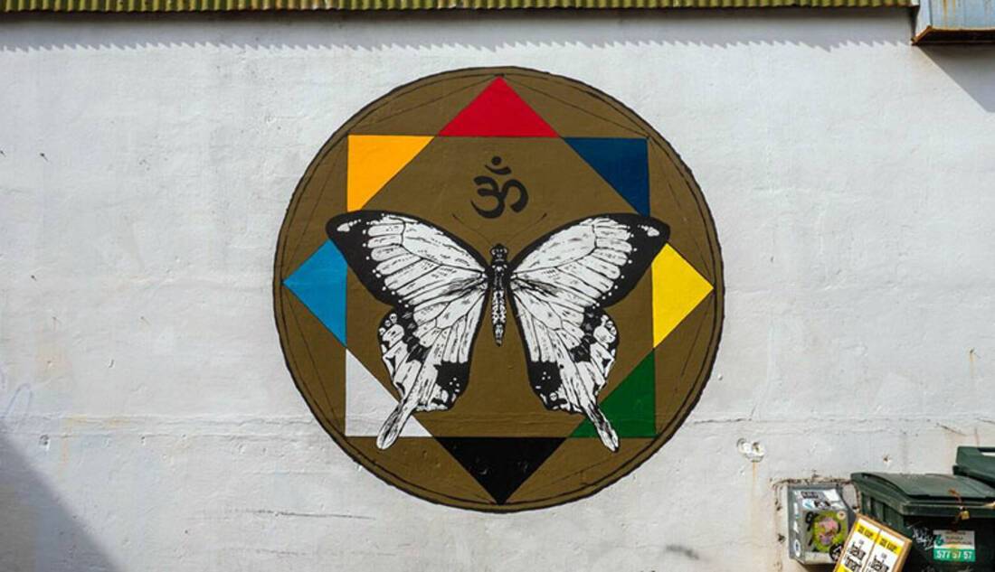 Butterfly Graffiti, Iceland