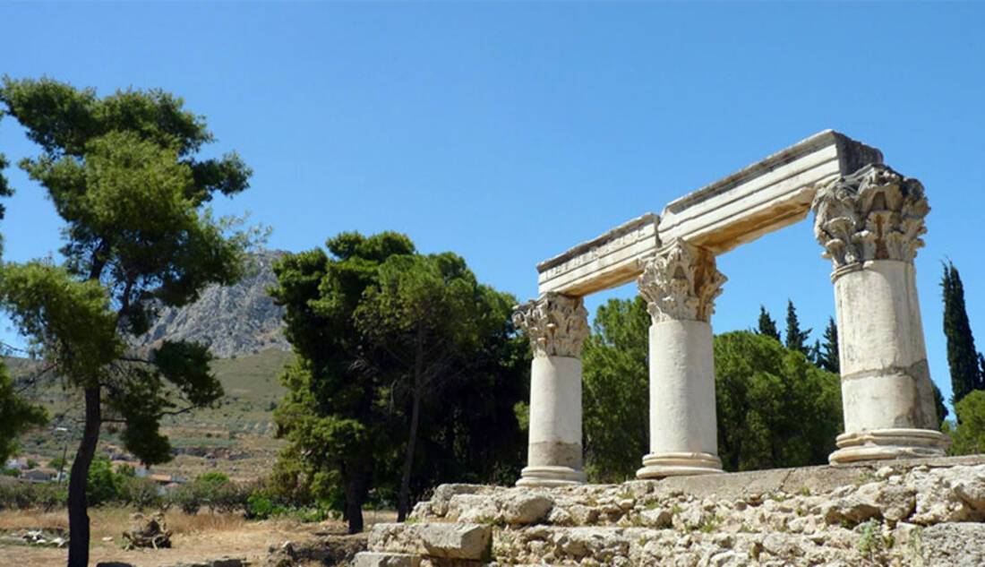 Ruins at Corinth, Greece
