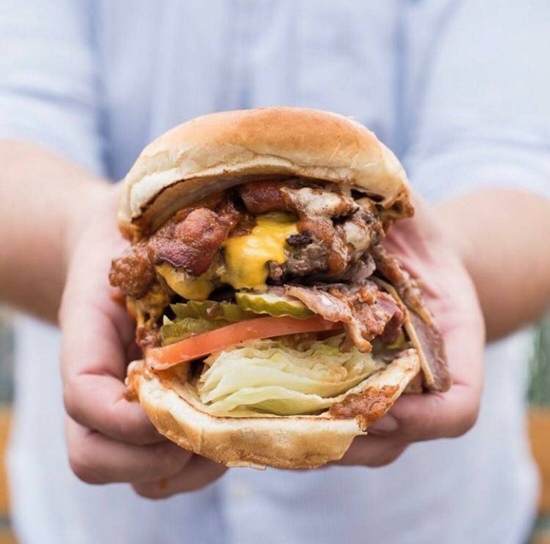 The Oinkster's Royale Burger LA