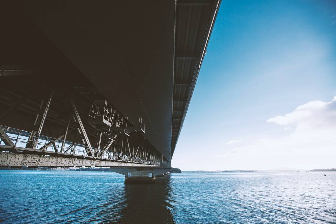 The Auckland Bridge, New Zealand