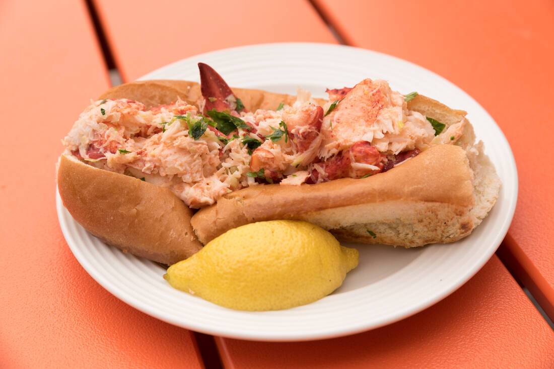 Classic Boston lobster roll
