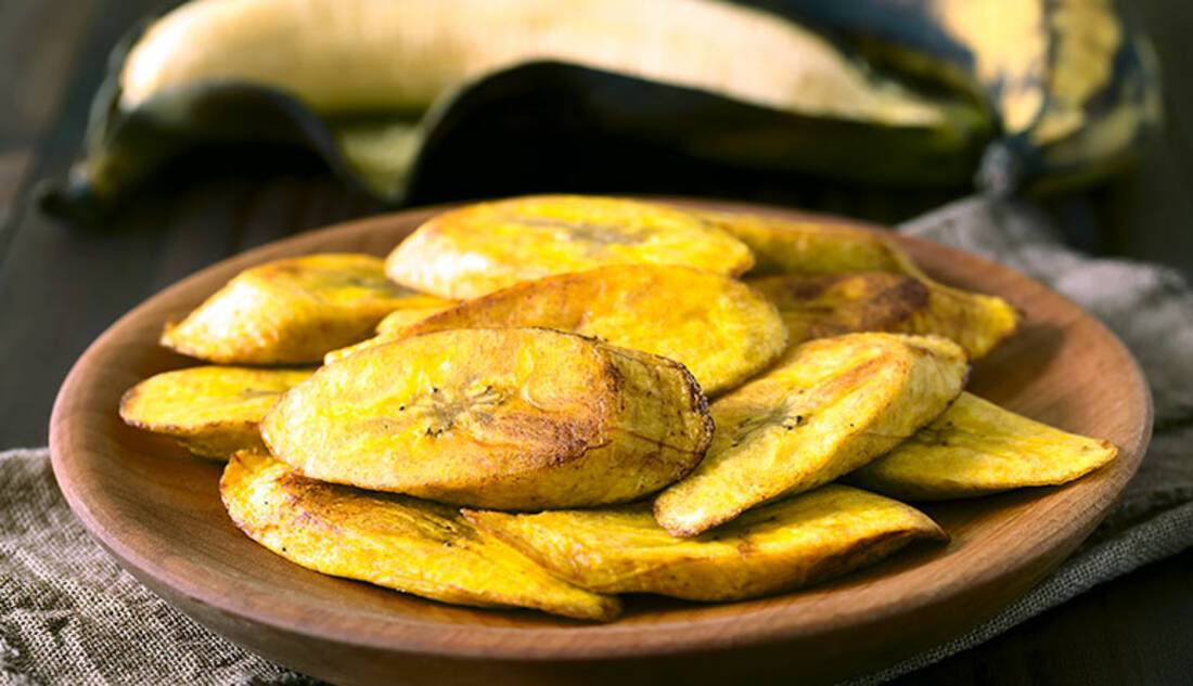 Caribbean plantains