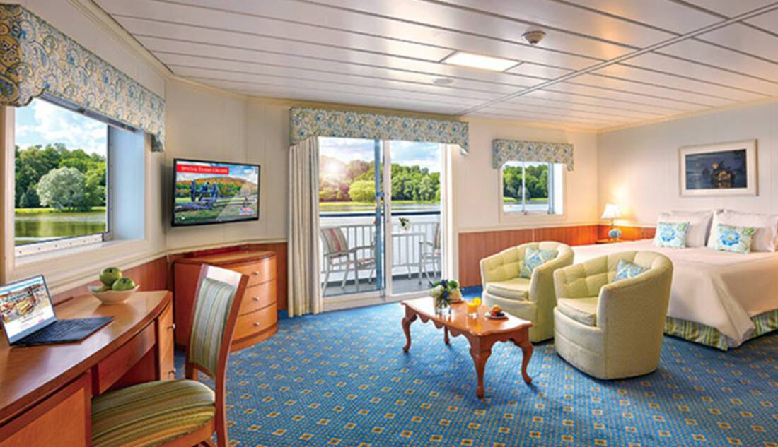 Largest staterooms anywhere, American Cruise Lines