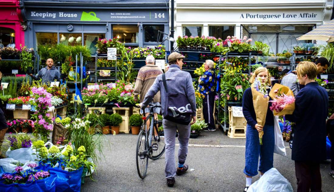 Columbia Road Flower Market, London