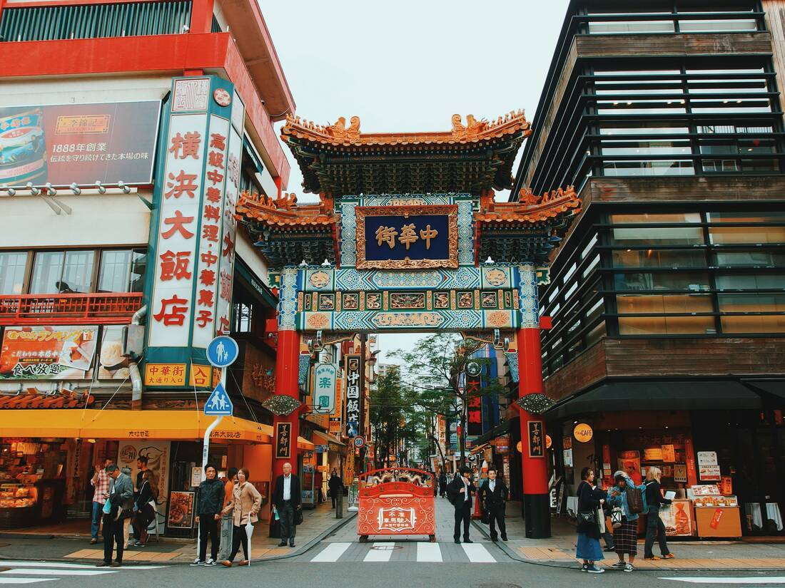 Chinatown in Yokohama, Japan