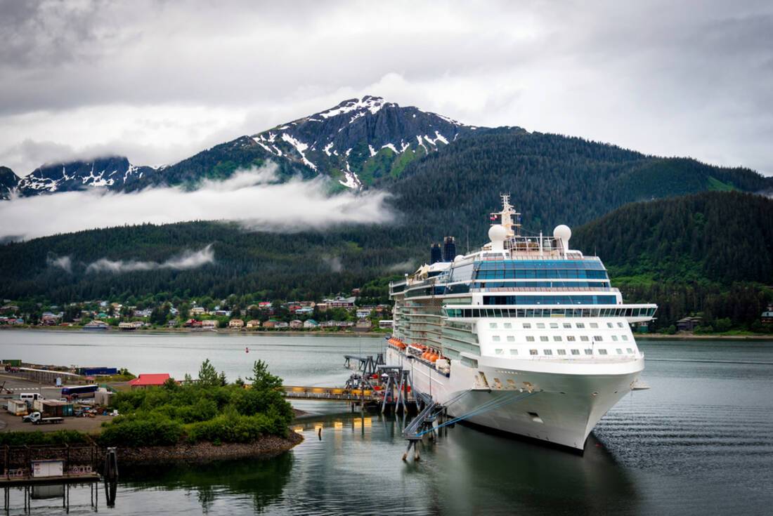 cruise ship in Juneau