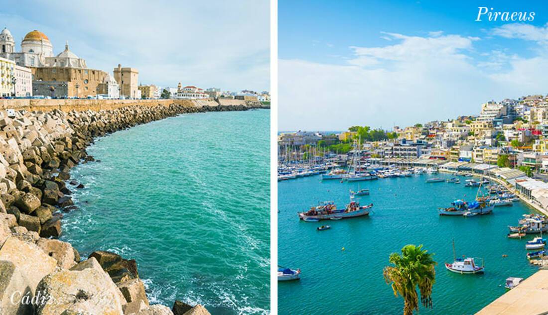 Cadiz & Piraeus