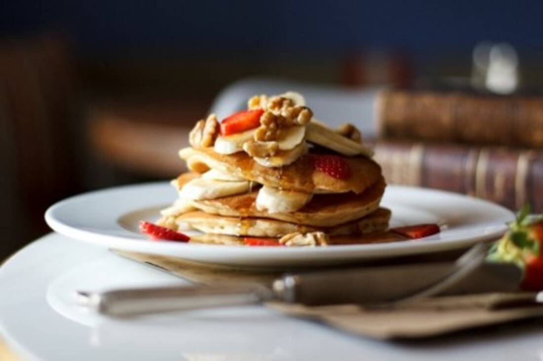 Milk Pancakes Pancake stack