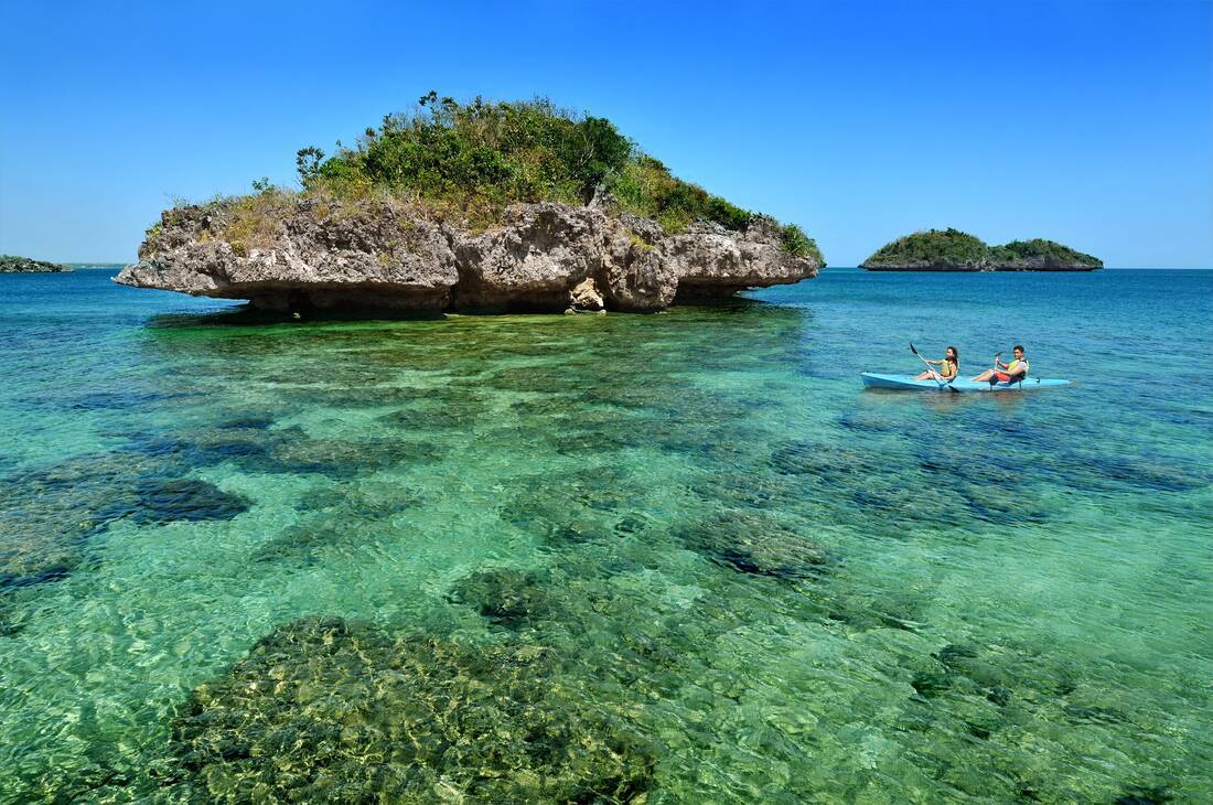 Kayaking on a luxury cruise holiday