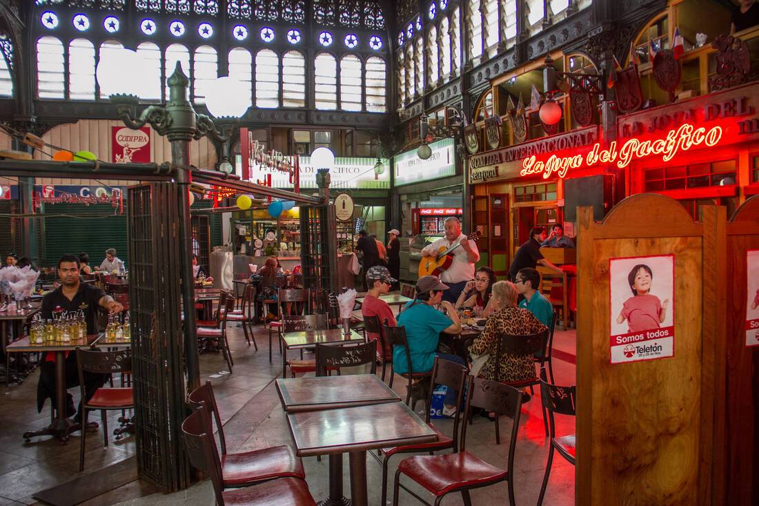 Mercado Central in Santiago