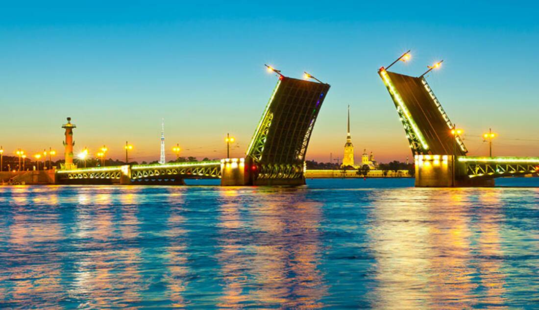 Neva bridges, St. Petersburg