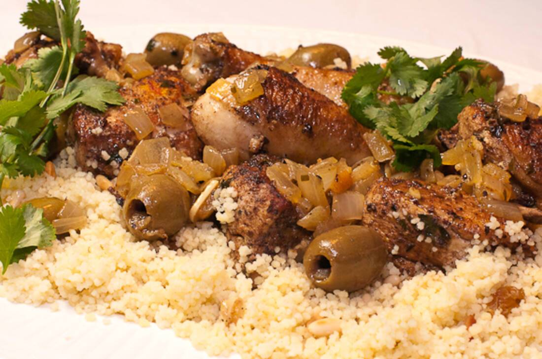 Moroccan Chicken Tagine with Couscous
