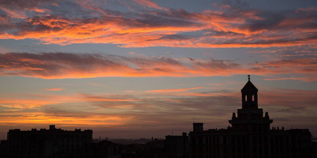 Cuba sunset