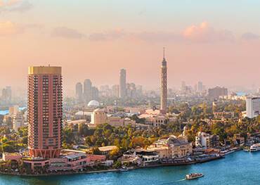A panoramic view over Cairo