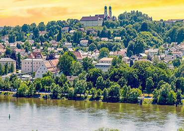 A panoramic view of Vilshofen