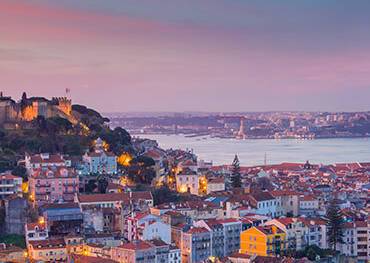 A panoramic view of Lisbon