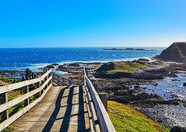 A panoramic view of Phillip Island
