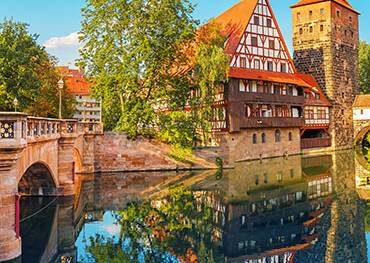 A panoramic view of Nuremberg