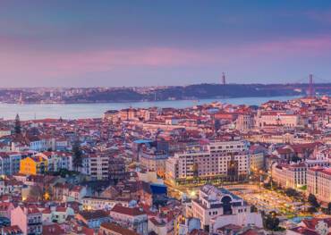 A panoramic view of Lisbon