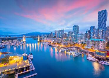 One night 4★ hotel stay in Vancouver, Canada