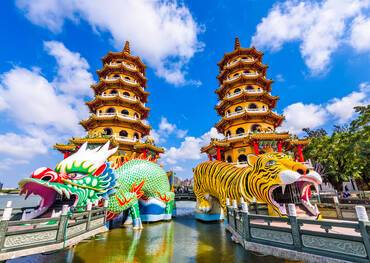 Dragon and Tiger Pagodas in Kaohsiung