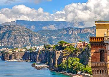 A panoramic view of Sorrento