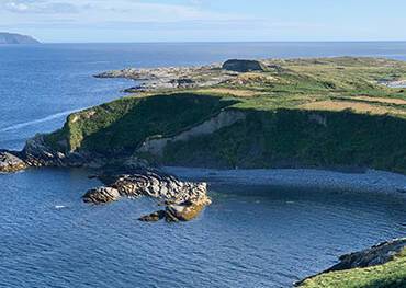 A panoramic view of Bantry Bay