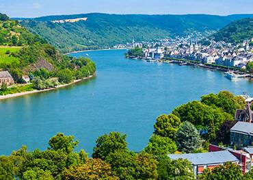 A panoramic view of Boppard