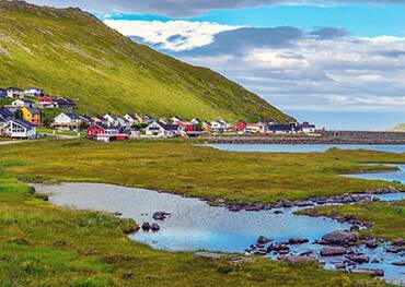 A panoramic view of Skarsvag