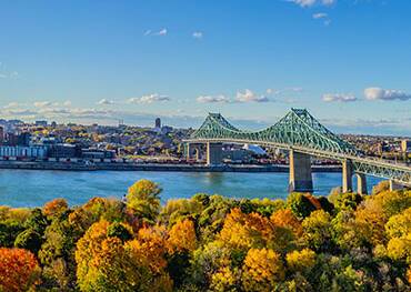 A panoramic view of Quebec