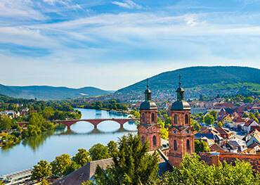 A panoramic view of Miltenberg