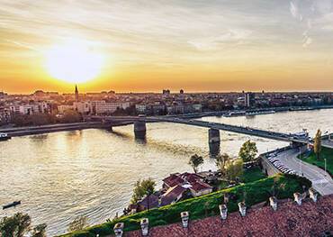 A panoramic view of Novi Sad