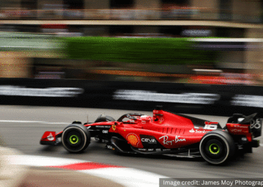 Monaco Gradn Prix red race car